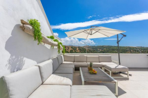 Terrace, sea view, pool, parking space & fibre